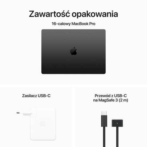 Apple MacBook Pro 16" M3 Pro 12-core CPU + 18-core GPU 36GB 512GB SSD Space Black