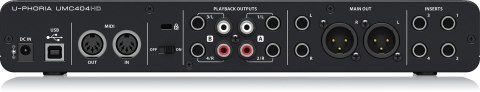 Behringer UMC404HD - Interfejs audio USB Behringer UMC404HD - Interfejs audio USB