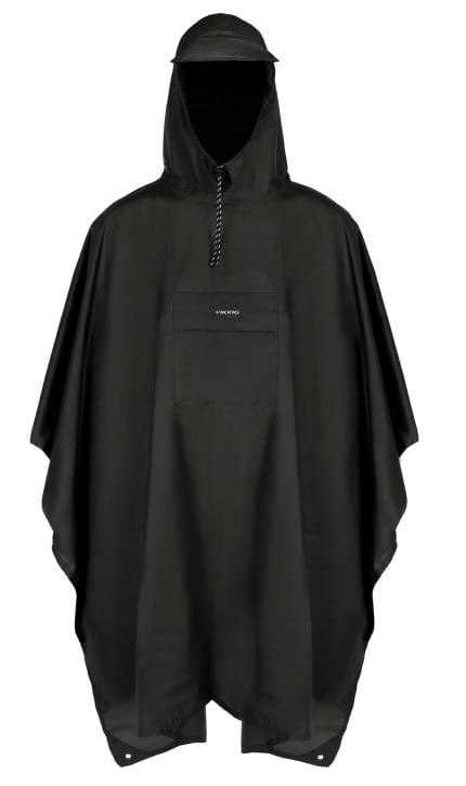 Poncho przeciwdeszczowe dla dorosłych VIKING Vesper czarne Poncho przeciwdeszczowe dla dorosłych VIKING Vesper czarne