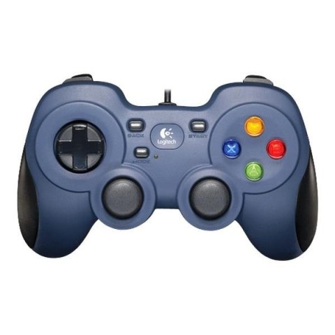 Gamepad przewodowy Logitech F310 USB niebieski