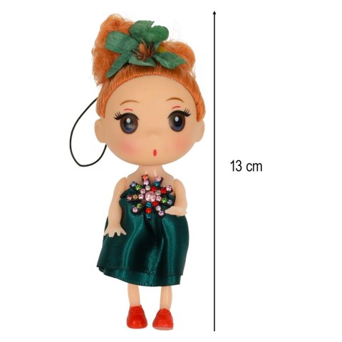 Lalka do domku dla lalek 3 dziewczynki + 1 chłopczyk zestaw 4szt. 12cm