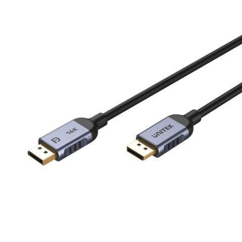 UNITEK KABEL DISPLAYPORT 1.4 8K 60HZ, 4K 240HZ, 2M UNITEK KABEL DISPLAYPORT 1.4 8K 60HZ, 4K 240HZ, 2M
