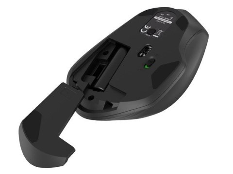 NATEC MYSZ BEZPRZEWODOWA SISKIN 2 1600DPI CZARNA BLUETOOTH 5.0 + 2.4GHZ NMY-1970