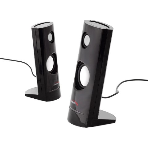 Zestaw głośników komputerowe AUDIOCORE AC860 (2.0; kolor czarny) Zestaw głośników komputerowe AUDIOCORE AC860 (2.0; kolor czarny)