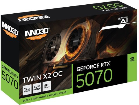 Karta graf. INNO3D GeForce RTX 5070 TWIN X2 OC 12GB Karta graf. INNO3D GeForce RTX 5070 TWIN X2 OC 12GB