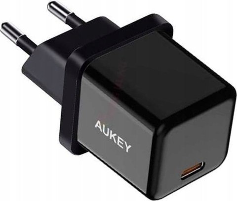 AUKEY ŁADOWARKA SIECIOWA PD 20W, MINI, CZARNA AUKEY ŁADOWARKA SIECIOWA PD 20W, MINI, CZARNA