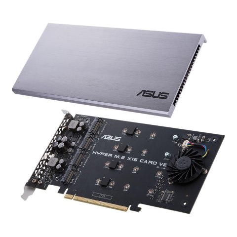 Kontroler ASUS Hyper M.2 PCIe 3.0 x16, 4x M.2 NVMe (2242/2260/2280/22110) GEN 3 Kontroler ASUS Hyper M.2 PCIe 3.0 x16, 4x M.2 NVMe (2242/2260/2280/22110) GEN 3