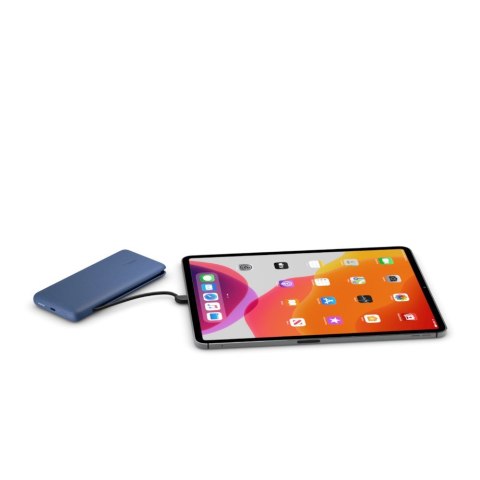 Powerbank Belkin BOOSTCHARGE Plus 10K USB-C Power Bank with Integrated Cables Lightning and USB-C 10000mAh 18W Blue Powerbank Belkin BOOSTCHARGE Plus 10K USB-C Power Bank with Integrated Cables Lightning and USB-C 10000mAh 18W Blue