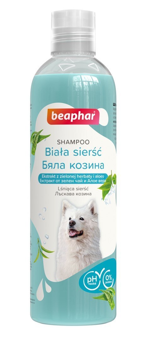 BEAPHAR Biała sierść - szampon dla psa - 250 ml BEAPHAR Biała sierść - szampon dla psa - 250 ml