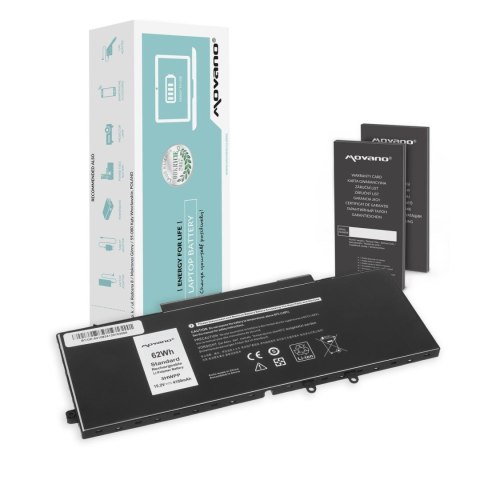 Bateria Movano do notebooka Dell Latitude 3HWPP, 5401, 5410, 5501, 5510 (15.2V) (4100 mAh) Bateria Movano do notebooka Dell Latitude 3HWPP, 5401, 5410, 5501, 5510 (15.2V) (4100 mAh)