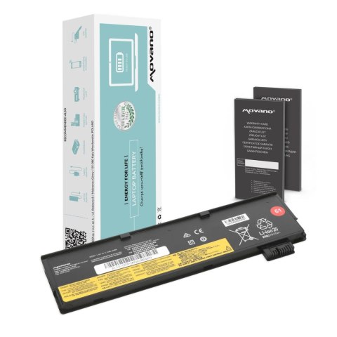 Bateria Movano do notebooka Lenovo ThinkPad SB10K97582, T470, T570 (11.4V) (2140 mAh) Bateria Movano do notebooka Lenovo ThinkPad SB10K97582, T470, T570 (11.4V) (2140 mAh)