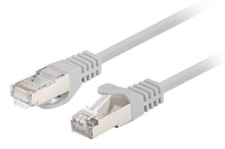 PATCHCORD KAT.6 FTP 0.25M SZARY FLUKE PASSED LANBERG 10-PACK