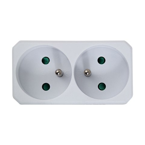 ESPERANZA ROZGAŁĘŹNIK ELEKTRYCZNY 2 GNIAZDA BIAŁY ELK305W ESPERANZA ROZGAŁĘŹNIK ELEKTRYCZNY 2 GNIAZDA BIAŁY ELK305W