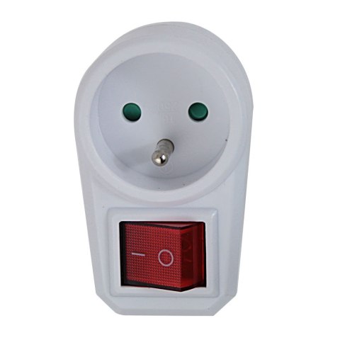 ESPERANZA ROZGAŁĘŹNIK/ADAPTER ELEKTR. 1 GN. WŁ. BIAŁY ELK301W ESPERANZA ROZGAŁĘŹNIK/ADAPTER ELEKTR. 1 GN. WŁ. BIAŁY ELK301W