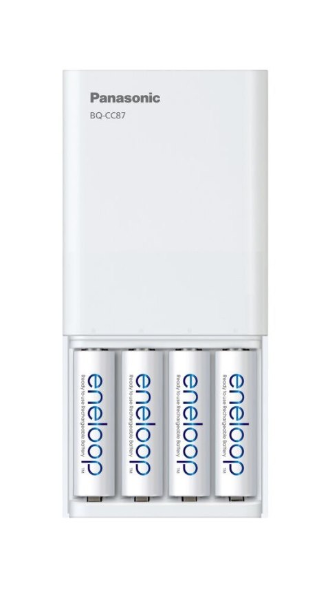 ŁADOWARKA PANASONIC SMARTPLUS USB + 4 x AA ENELOOP 2000 mAh ŁADOWARKA PANASONIC SMARTPLUS USB + 4 x AA ENELOOP 2000 mAh