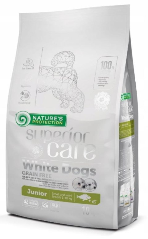 Nature's Protection White Dogs Grain Free Białoryba Junior Small and Mini Breeds 10 kg Nature's Protection White Dogs Grain Free Białoryba Junior Small and Mini Breeds 10 kg