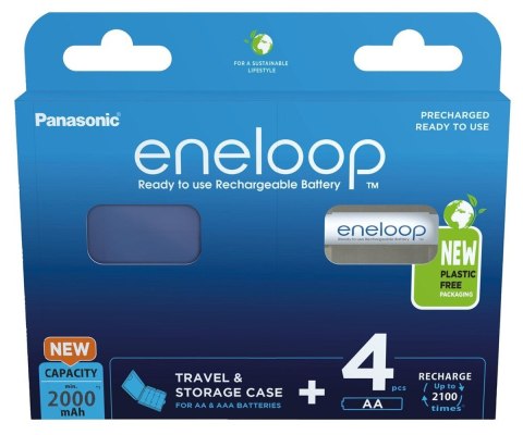 PANASONIC ENELOOP AA 2000mAh 4 szt + CASE PANASONIC ENELOOP AA 2000mAh 4 szt + CASE