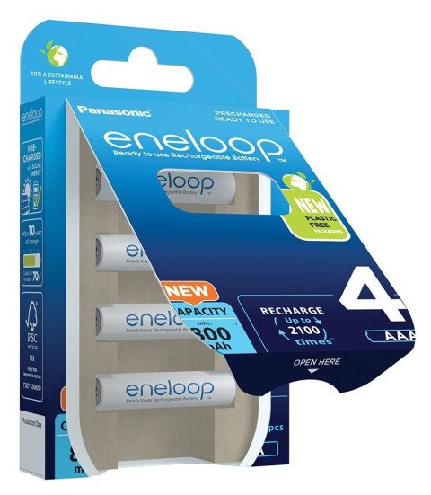 PANASONIC ENELOOP AAA 800 mAh 4 szt PANASONIC ENELOOP AAA 800 mAh 4 szt