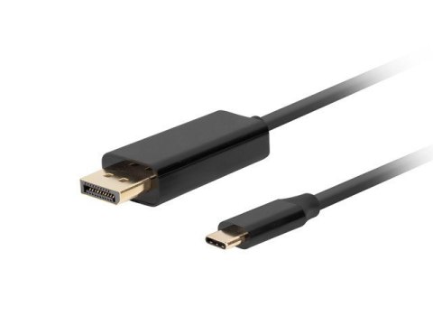 LANBERG CA-CMDP-10CU-0018-BK 1.8m /s1x USB typu C 1x DisplayPort LANBERG CA-CMDP-10CU-0018-BK 1.8m /s1x USB typu C 1x DisplayPort