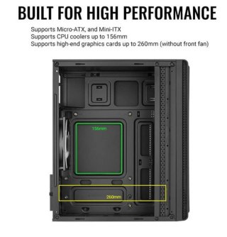 Obudowa AEROCOOL AEROPGSEVO-MINI-G-BK
