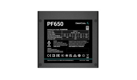 Zasilacz PC DEEPCOOL 650W R-PF650D-HA0B-EU Zasilacz PC DEEPCOOL 650W R-PF650D-HA0B-EU