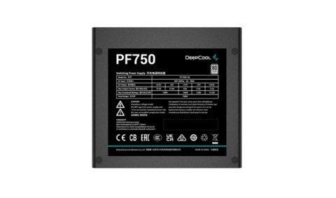 Zasilacz PC DEEPCOOL 750W R-PF750D-HA0B-EU Zasilacz PC DEEPCOOL 750W R-PF750D-HA0B-EU