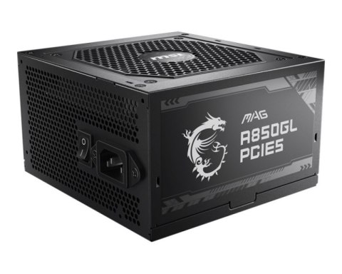 Zasilacz PC MSI 850W MAG A850GL PCIE5 Zasilacz PC MSI 850W MAG A850GL PCIE5