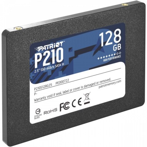 Dysk SSD PATRIOT P210 128 GB (2.5″ /128 GB ) Dysk SSD PATRIOT P210 128 GB (2.5″ /128 GB )
