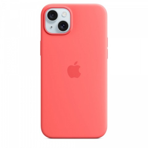 Etui silikonowe z MagSafe do iPhonea 15 Plus - guawa Etui silikonowe z MagSafe do iPhonea 15 Plus - guawa