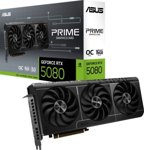 Karta graficzna ASUS Prime GeForce RTX 5080 OC 16GB GDDR7 (90YV0LX0-M0NA00) Karta graficzna ASUS Prime GeForce RTX 5080 OC 16GB GDDR7 (90YV0LX0-M0NA00)