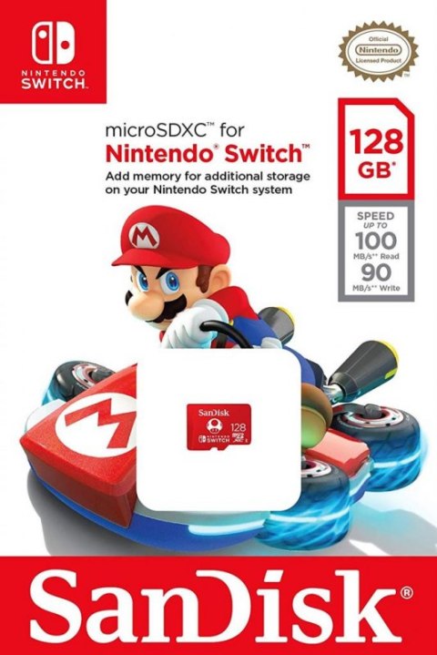 Karta pamięci SANDISK 128 GB Karta pamięci SANDISK 128 GB
