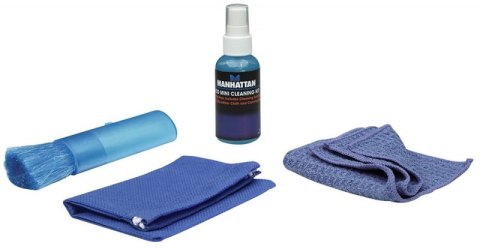 Manhattan Czyszczący zestaw do LCD 60ml płyn/pędzel/szmatka z mikrofibry