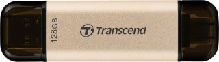 Pendrive TRANSCEND JetFlash 930C 128 GB (128 GB /Złoto-czarny )