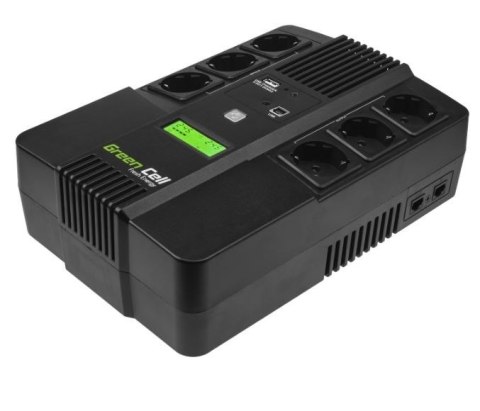 Zasilacz awaryjny GREEN CELL UPS06 600VA Zasilacz awaryjny GREEN CELL UPS06 600VA