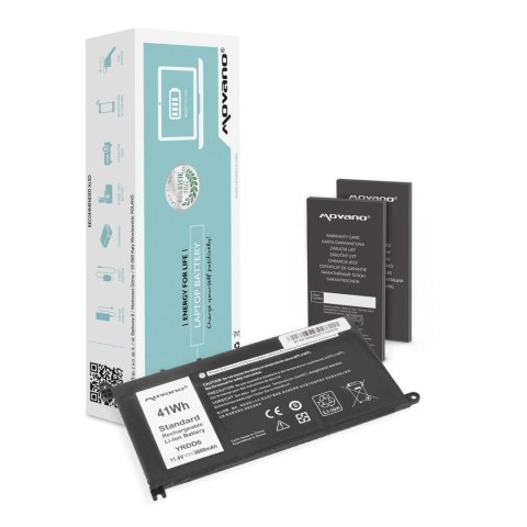 Bateria Movano do notebooka Dell Inspiron 14 (5481), 14 (5590), YRDD6 (11.4V) (3600 mAh) Bateria Movano do notebooka Dell Inspiron 14 (5481), 14 (5590), YRDD6 (11.4V) (3600 mAh)