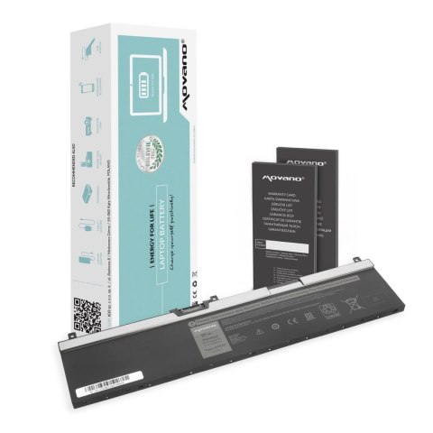 Bateria Movano do notebooka Dell Precision 7530, 7540, 7740, NYFJH (11.4V) (8500 mAh) Bateria Movano do notebooka Dell Precision 7530, 7540, 7740, NYFJH (11.4V) (8500 mAh)