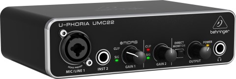 Behringer UMC22 - Interfejs audio USB Behringer UMC22 - Interfejs audio USB