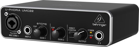 Behringer UMC22 - Interfejs audio USB Behringer UMC22 - Interfejs audio USB