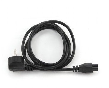 GEMBIRD KABEL ZASILAJĄCY DO NOTEBOOKA KONICZYNKA CEE 7/7 -> C5 (3 PIN) VDE 1.8M, CZARNY GEMBIRD KABEL ZASILAJĄCY DO NOTEBOOKA KONICZYNKA CEE 7/7 -> C5 (3 PIN) VDE 1.8M, CZARNY
