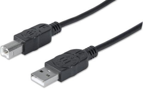 Kabel USB MANHATTAN USB 2.0 typ B (wtyk) 5 Kabel USB MANHATTAN USB 2.0 typ B (wtyk) 5