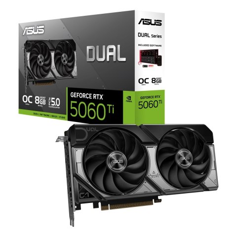 Karta graf. ASUS DUAL RTX 5060 TI 8GB OC Karta graf. ASUS DUAL RTX 5060 TI 8GB OC