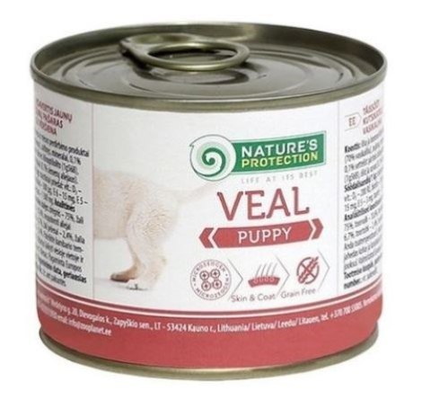 Nature's Protection Puppy Veal 200g dog food Nature's Protection Puppy Veal 200g dog food