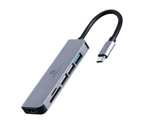 Adapter GEMBIRD A-CM-COMBO6-02 USB - HDMI Adapter GEMBIRD A-CM-COMBO6-02 USB - HDMI