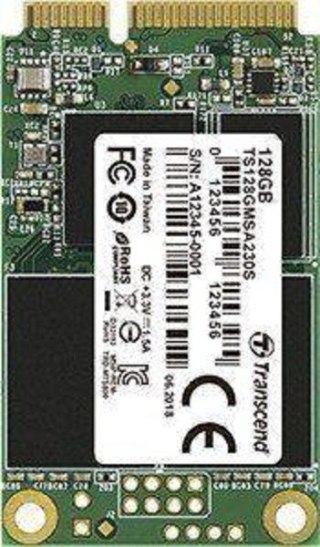 Dysk SSD TRANSCEND TS128GMSA230S (mSATA″ /128 GB )