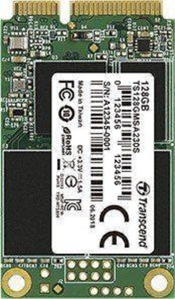Dysk SSD TRANSCEND TS128GMSA230S (mSATA″ /128 GB ) Dysk SSD TRANSCEND TS128GMSA230S (mSATA″ /128 GB )