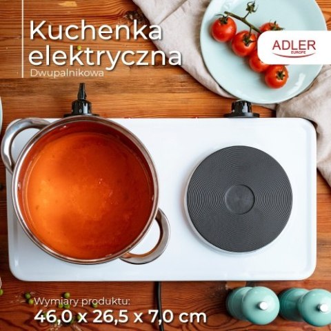 Kuchenka elekt. dwupalnikowa