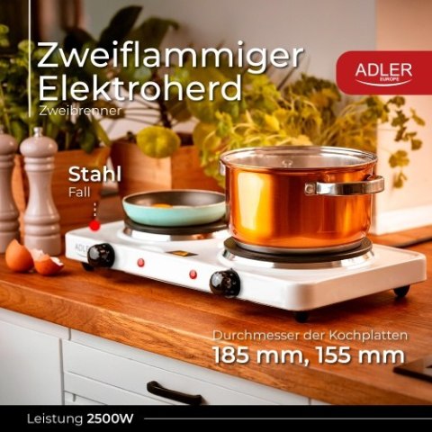 Kuchenka elekt. dwupalnikowa