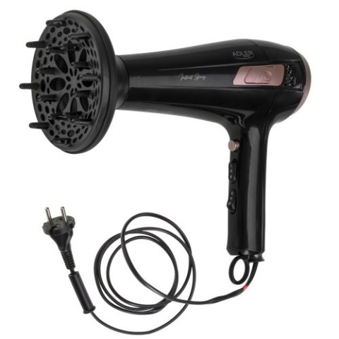 Suszarka ze zwijanym przewodem - 2400W + dyfuzor Suszarka ze zwijanym przewodem - 2400W + dyfuzor
