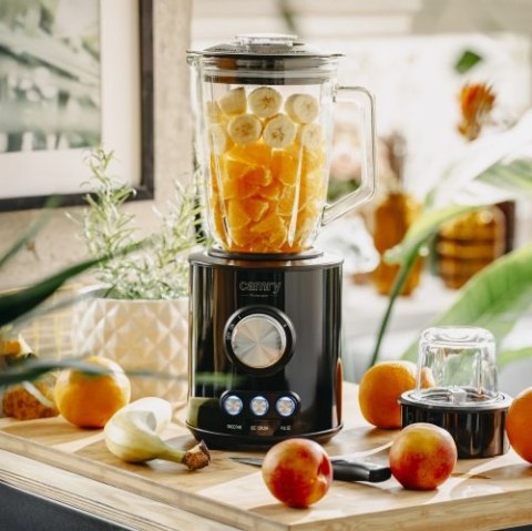 Blender kielichowy - tytanowe ostrza - szklany dzbanek 1,5l