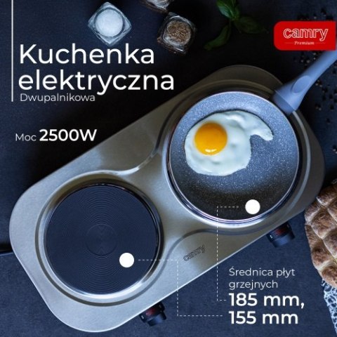 Kuchenka elekt. dwupalnikowa